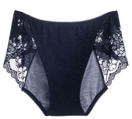 Custom Physiological Panty Breathable Menstrual Leakproof Lace Panties Cotton Sexy Lace Period Underwear